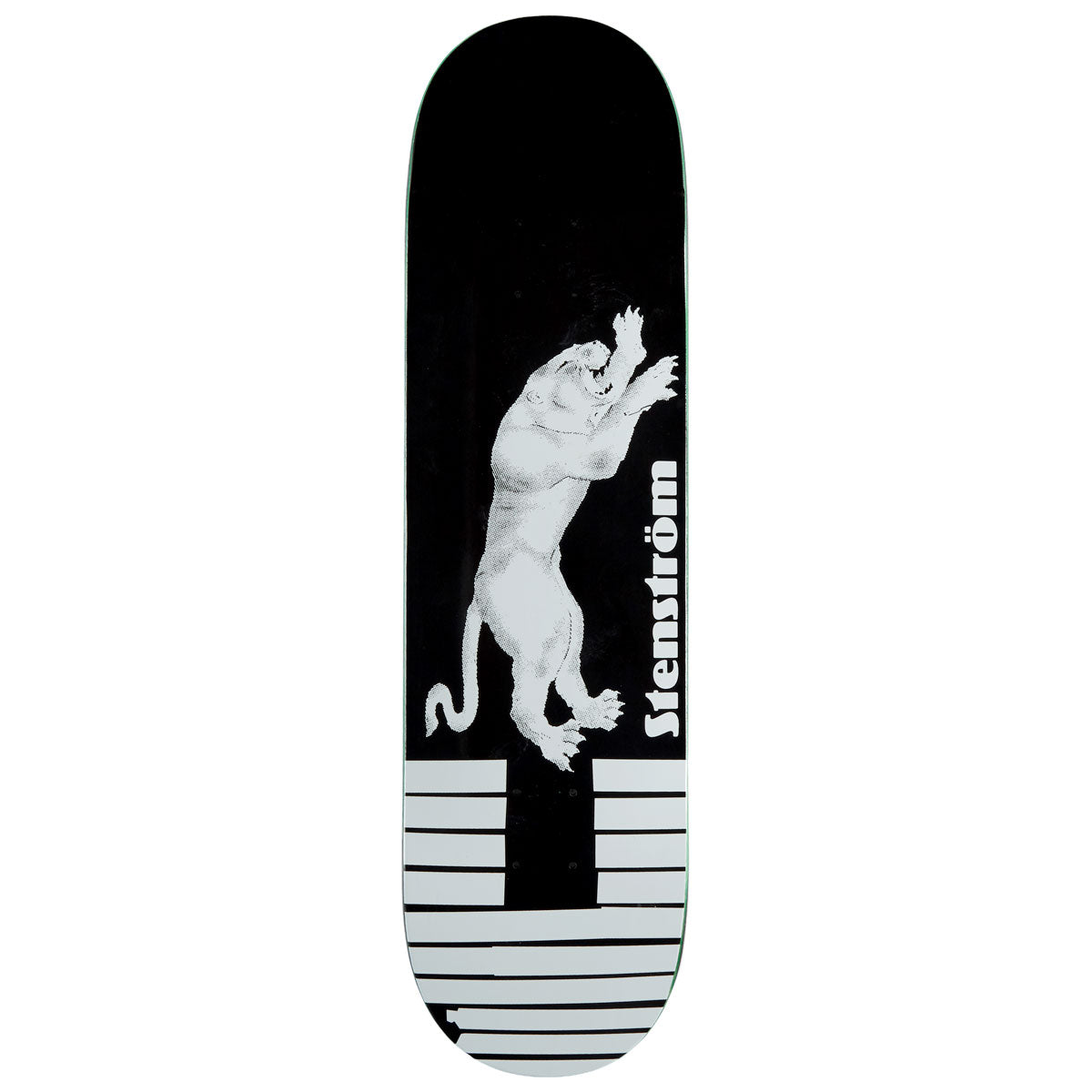 Polar David Stenström Tape & Panther Skateboard Deck - Black - 8.375