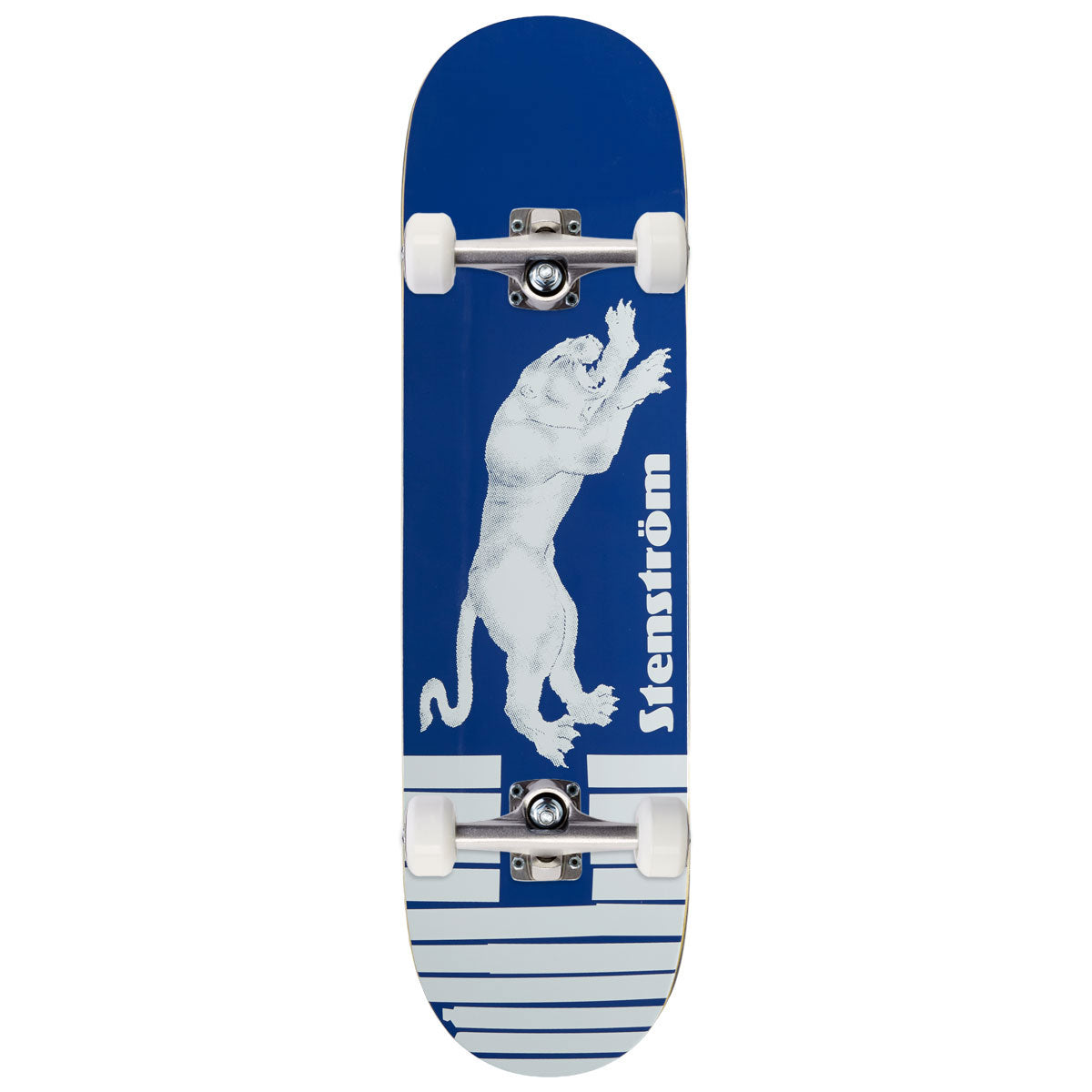Polar David Stenström Tape & Panther Short Skateboard Complete - Blue - 8.25