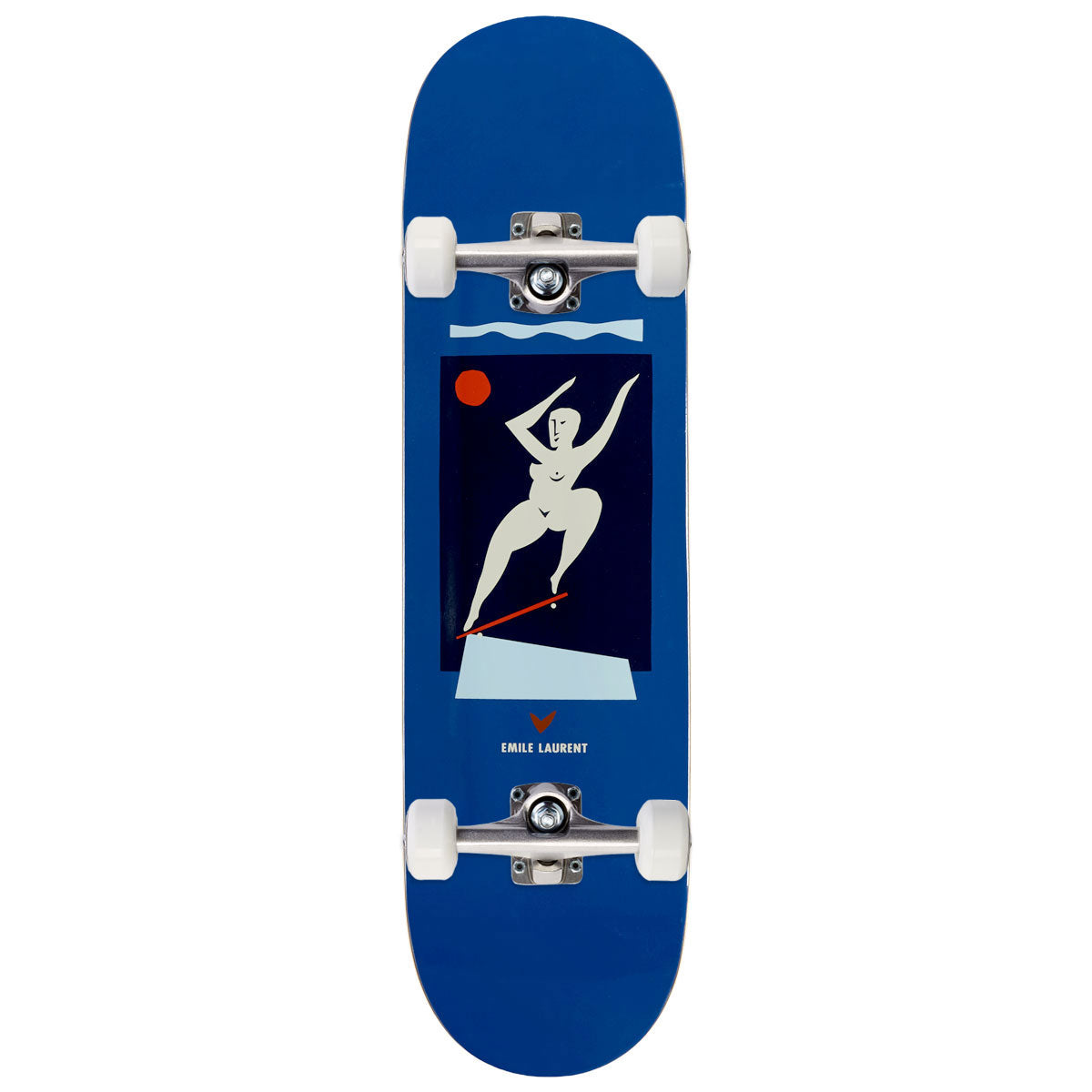 Polar Emile Laurent Crooks Skateboard Complete - Blue - 8.00