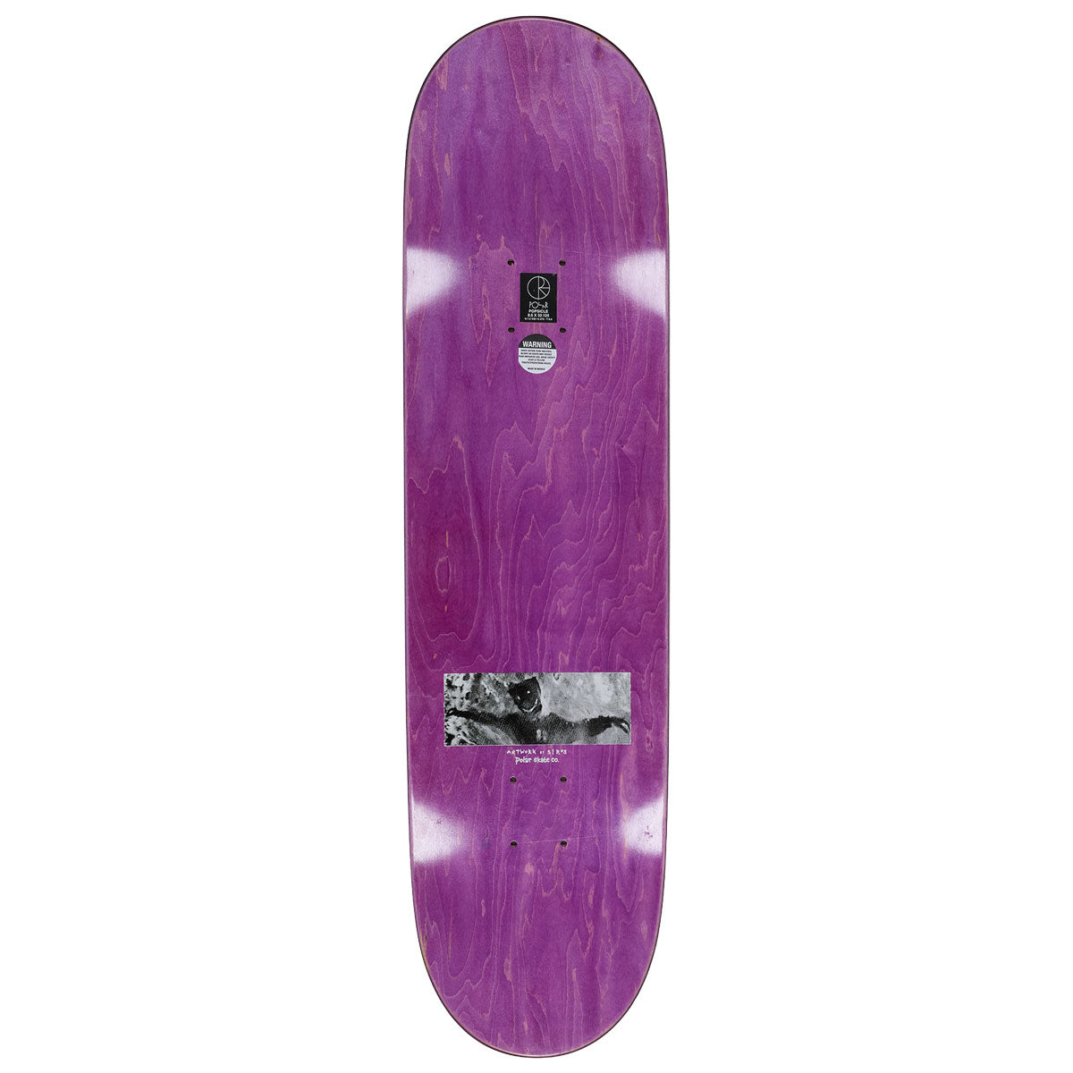 Polar Jamie Platt So Bored Skateboard Deck - Black - 8.50