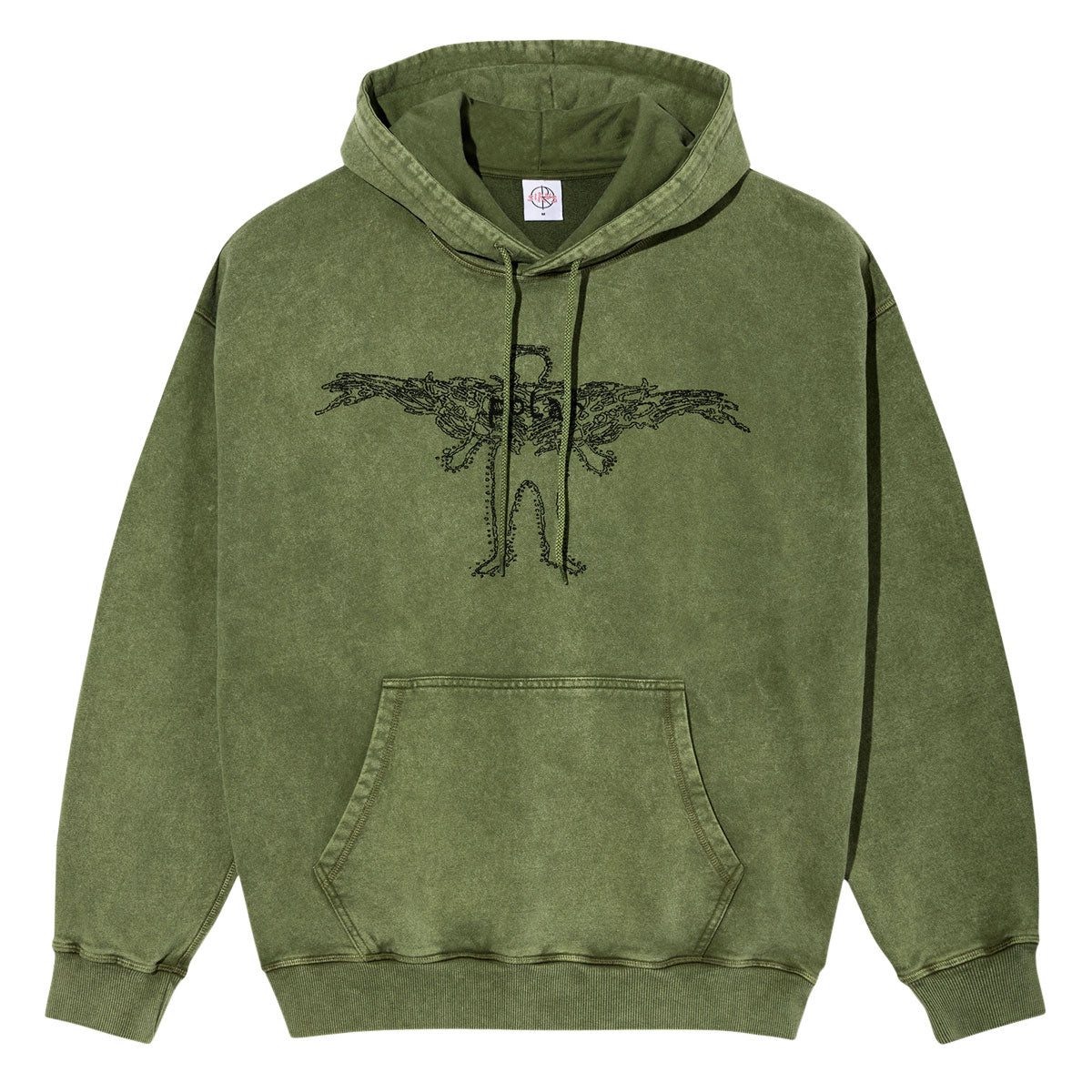 Polar Soul Acid Frank Hoodie - Army Green image 1
