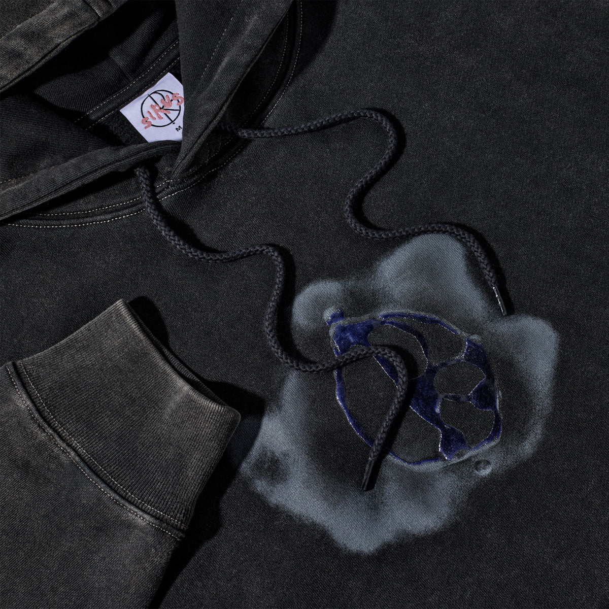 Polar Metal Logo Dave Hoodie - Silver Black image 2