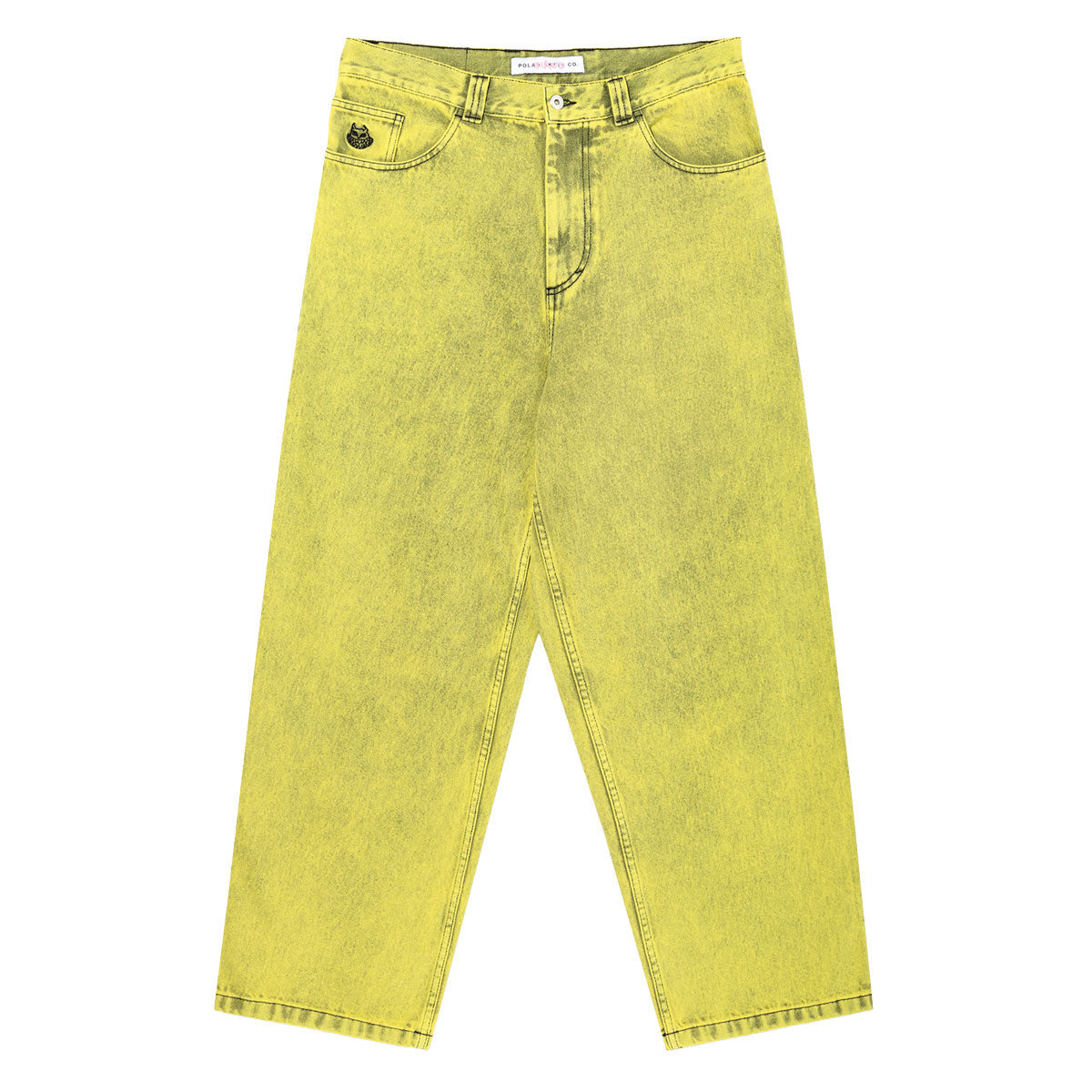 Polar Demon Child Big Boy Jeans - Lemon Black image 1