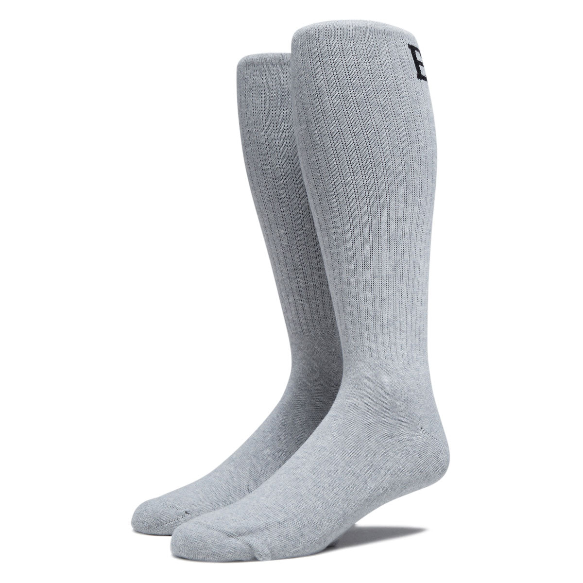Polar Easy Now Long Rib Socks - Heather Grey image 1