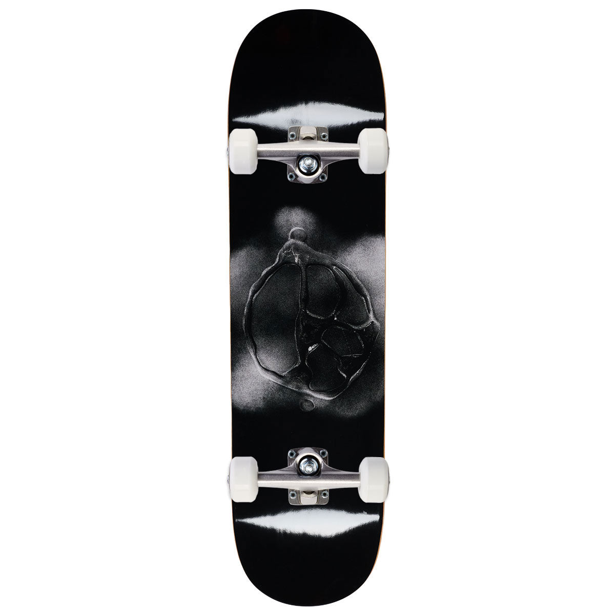 Polar Stroke Logo Team Skateboard Complete - Black - 8.25