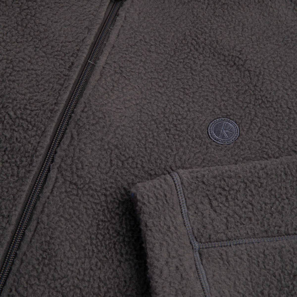 Polar Roman Fleece Jacket - Dirty Black image 3