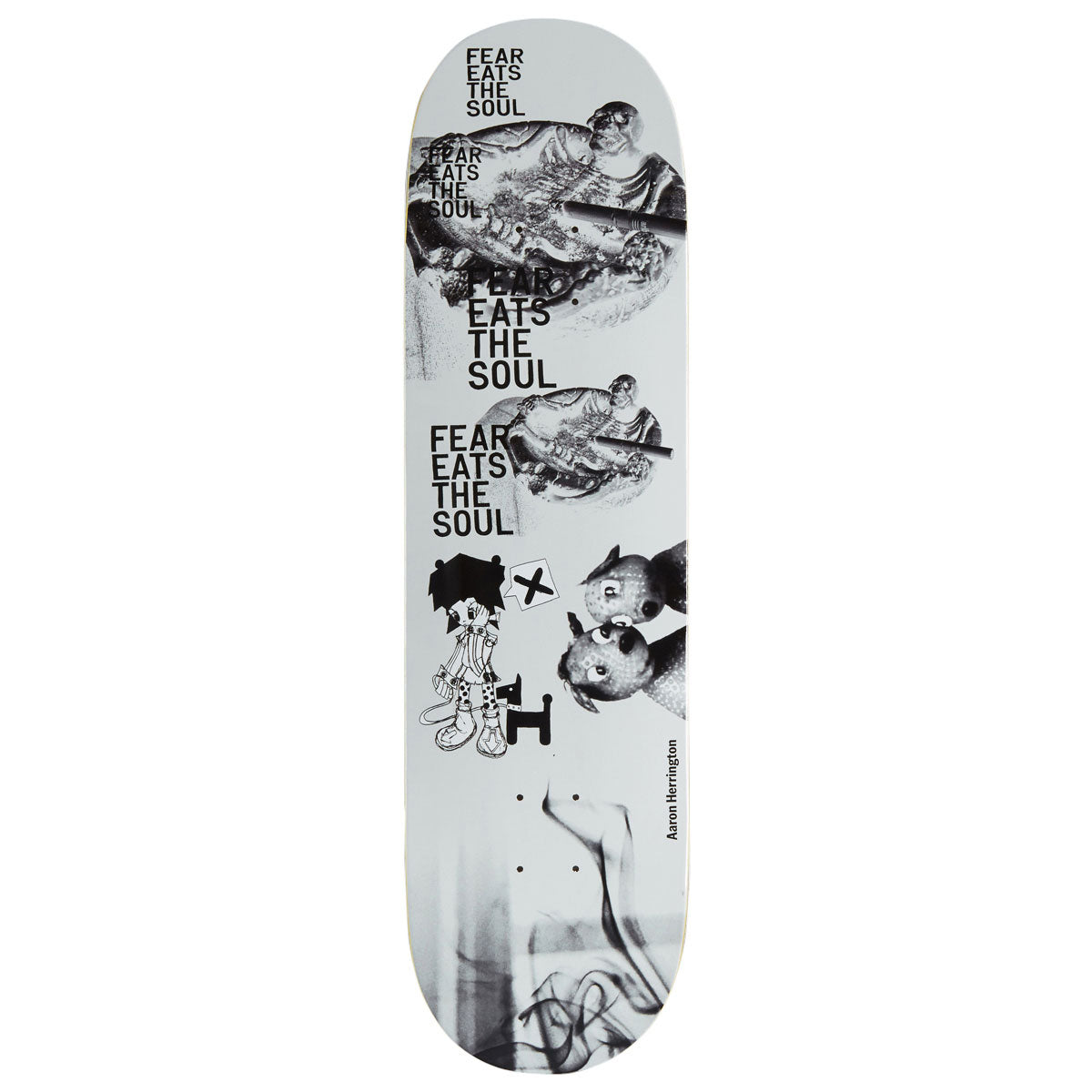 Polar Aaron Herrington Fear Eats The Soul Skateboard Deck - 8.375