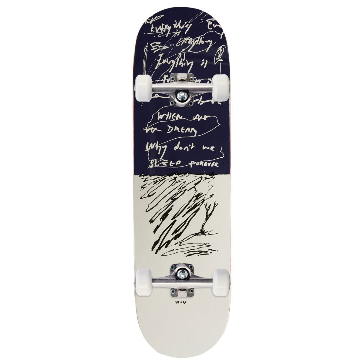 Polar Team Alv Sleep Forever Short Shape Skateboard Complete - 8.625