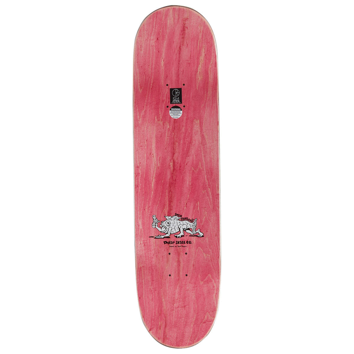 Polar Shin Sanbongi Bongi Boy Skateboard Deck - Pink - 8.50