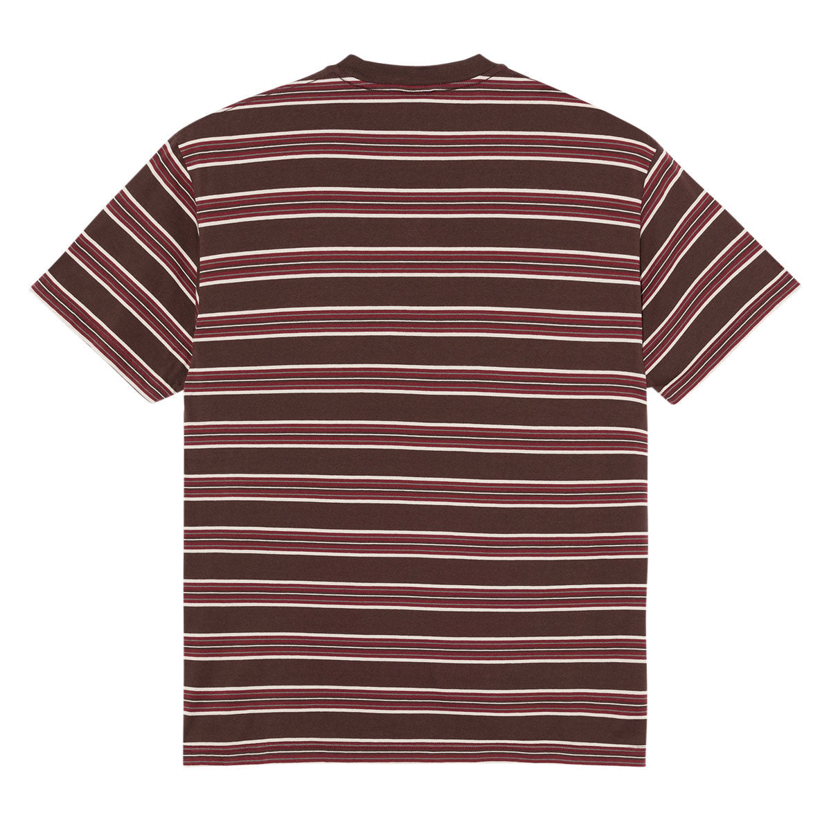Polar Stripe T-Shirt - Brown/Red image 3