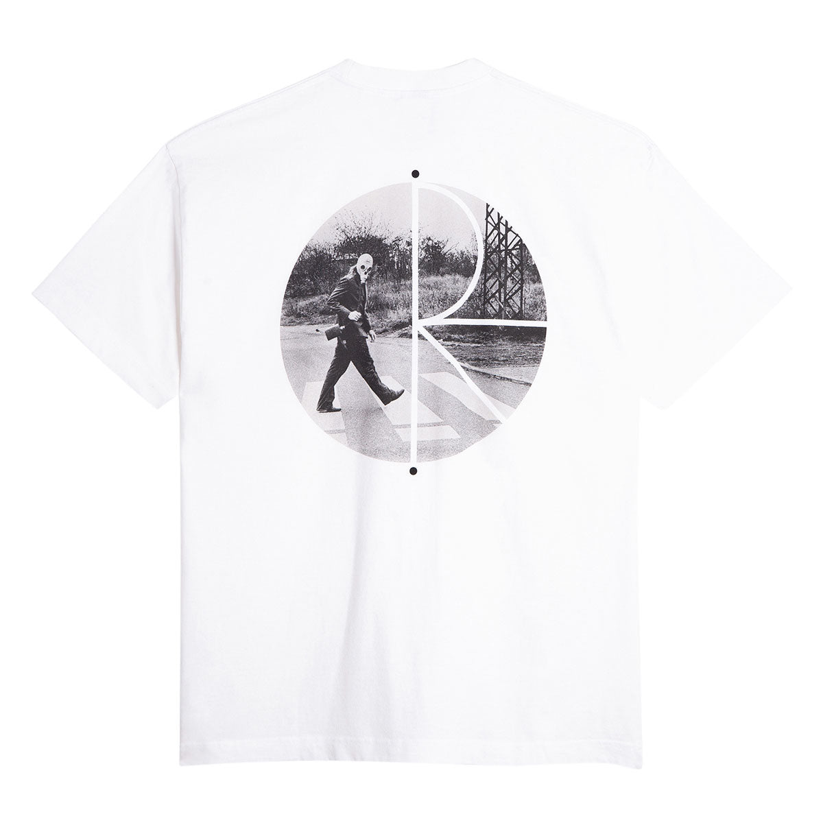Polar Klez Crossing Fill Logo T-Shirt - White image 1