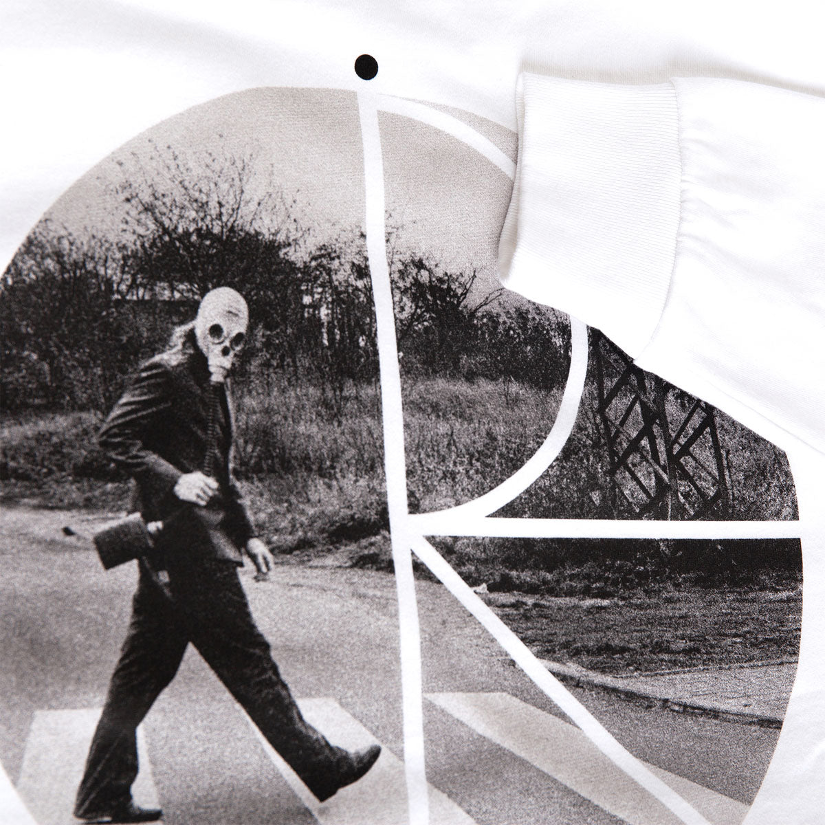 Polar Klez Crossing Fill Logo Long Sleeve T-Shirt - White image 4