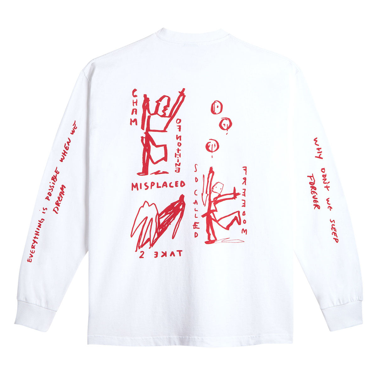 Polar On Repeat Long Sleeve T-Shirt - White image 2