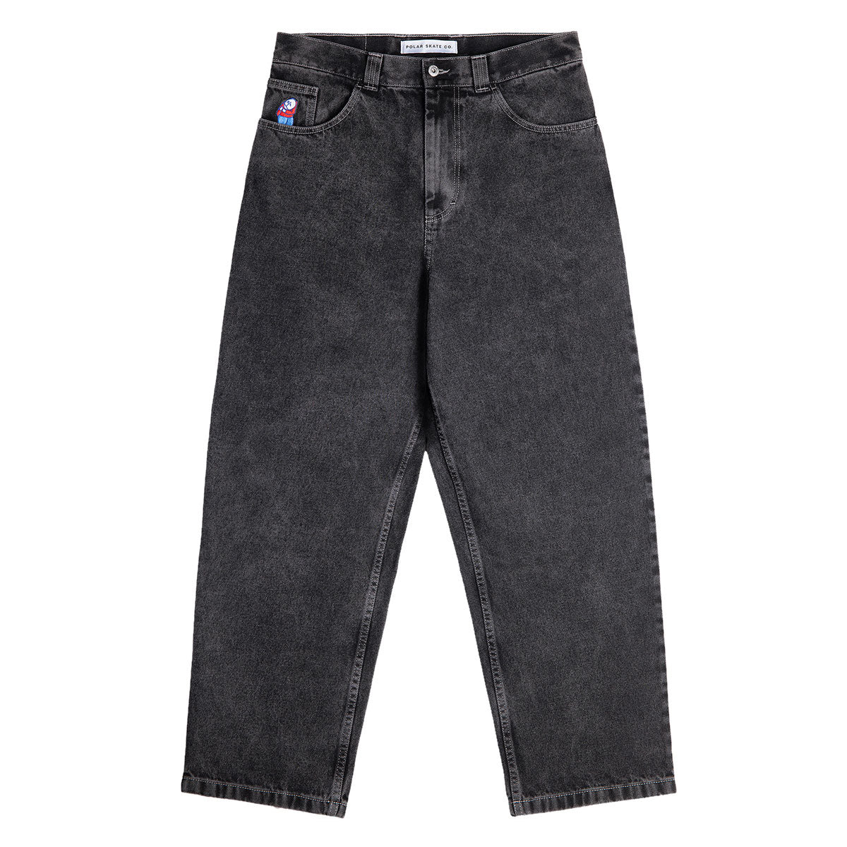 Polar Big Boy OG Logo Jeans - Silver Black image 1
