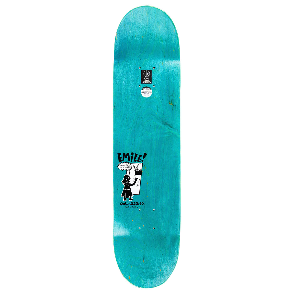 Polar Emile Laurent Oops! Skateboard Deck - 7.875