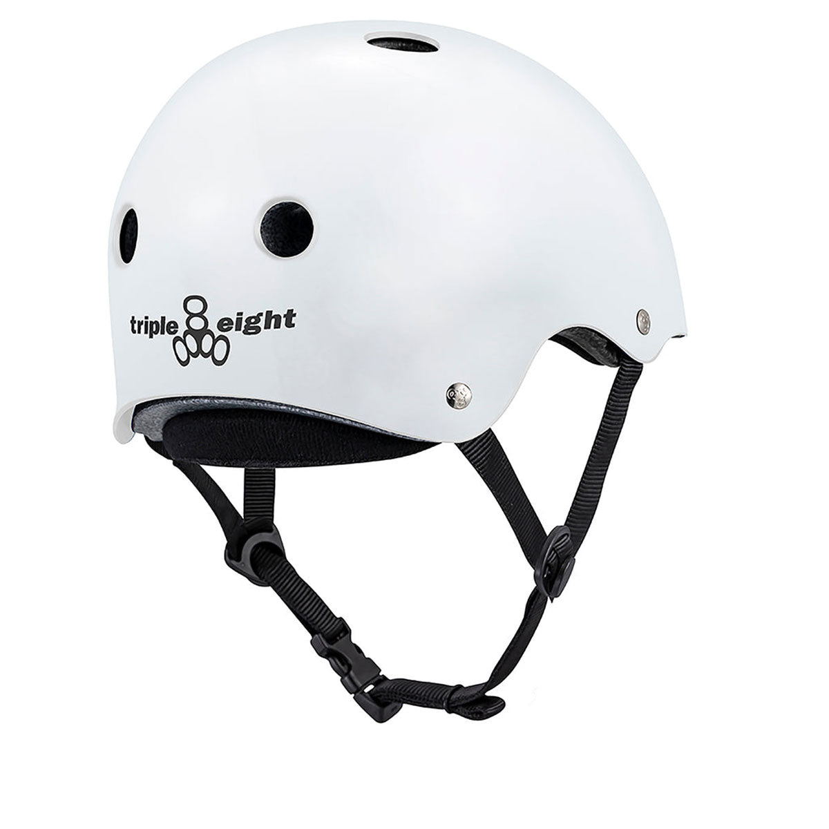 Triple Eight Deep Cover Helmet - White Glossy image 2