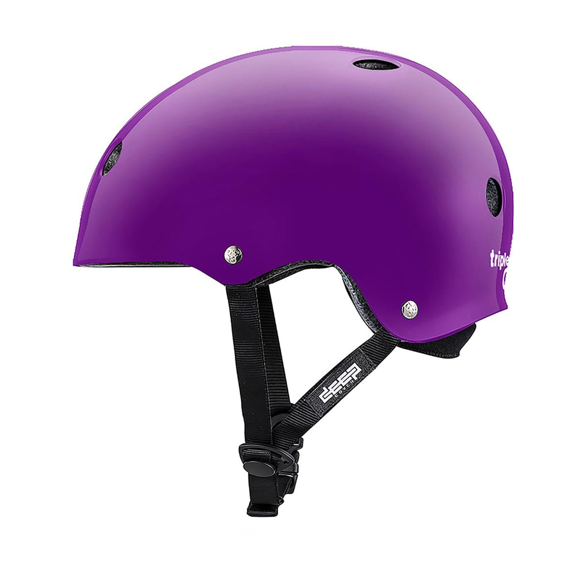 Triple Eight Deep Cover Helmet - Purple Glossy image 3