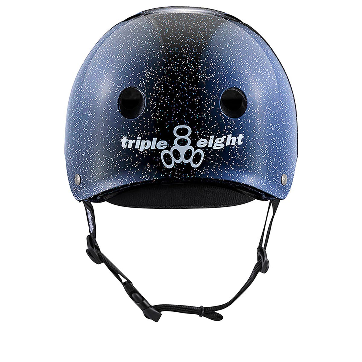 Triple Eight Deep Cover Helmet - Black Glitter image 3