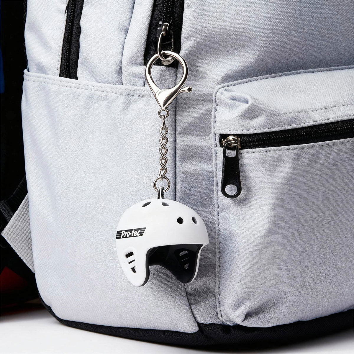 Pro-Tec Helmet Keychain - White Matte image 2