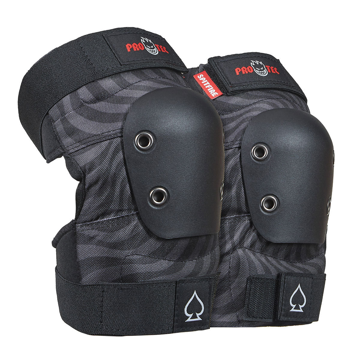 Pro-Tec x Spitfire Street JR 3-Pack Of Pads - Black Swirl image 4