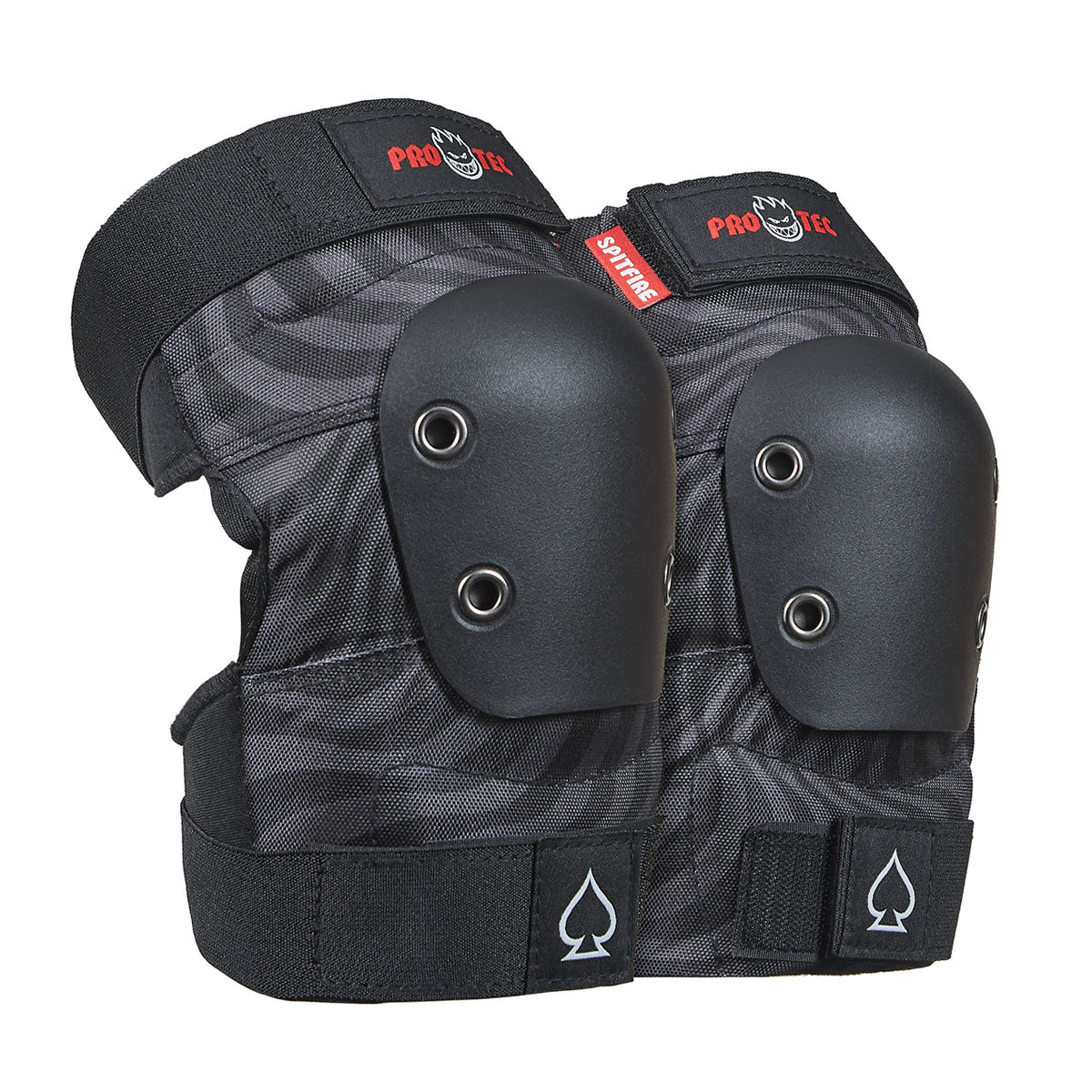 Pro-Tec x Spitfire Street Adult 3 Pack Open Back Set Of Pads - Black Swirl image 4