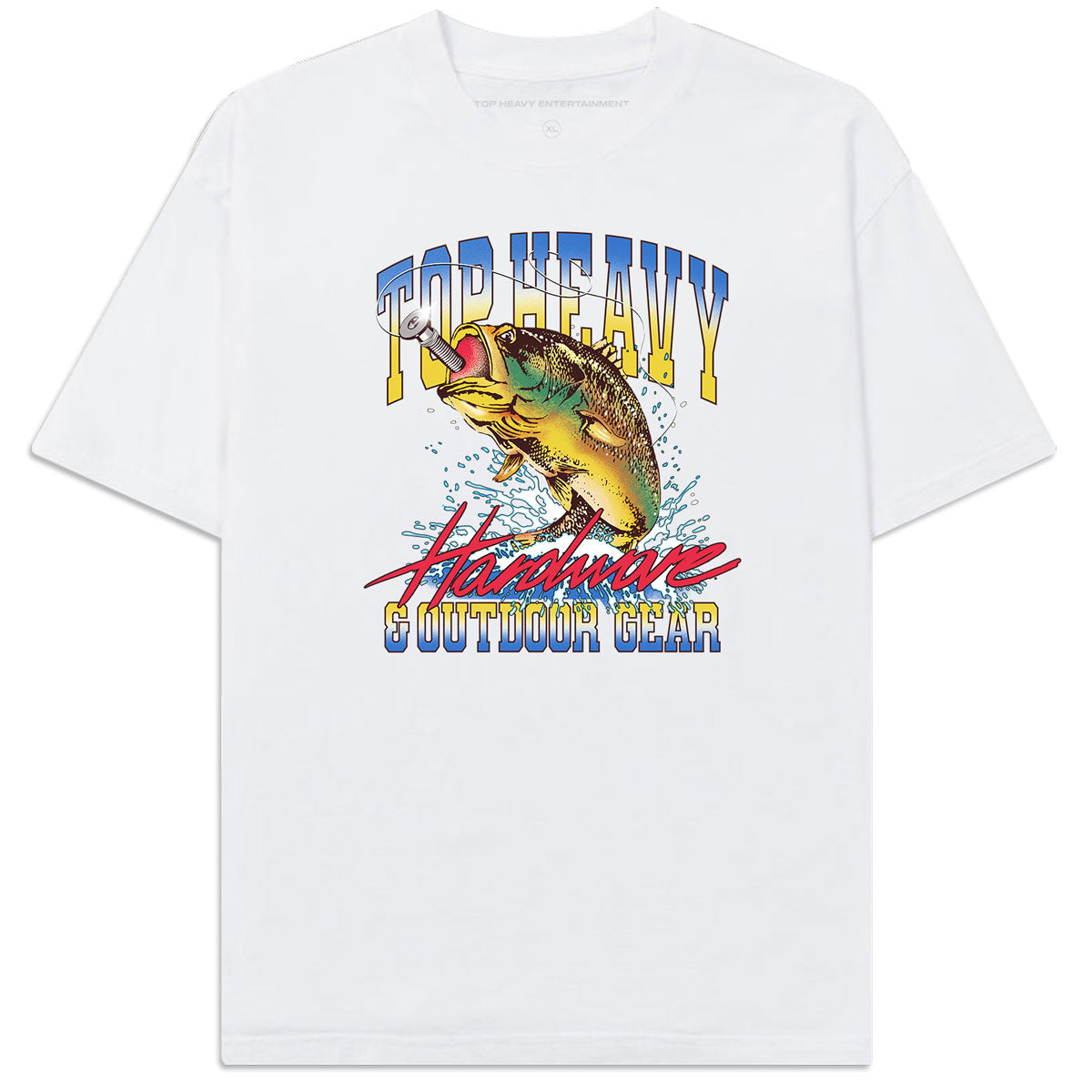 Top Heavy Sportsman T-Shirt - White image 1