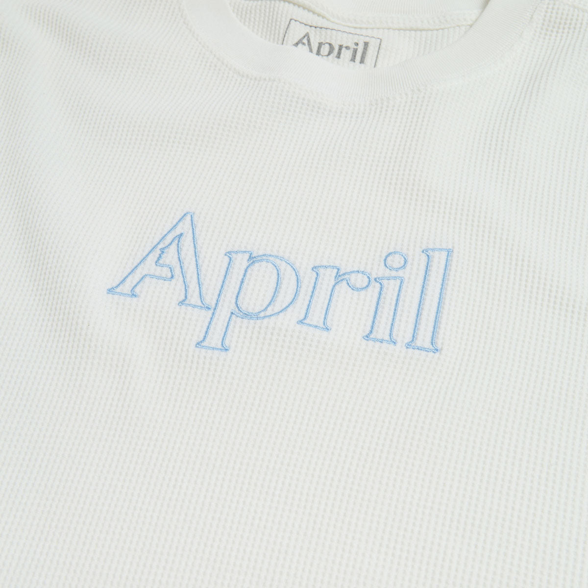 April Thermal Long Sleeve Embroidered Shirt - White image 2