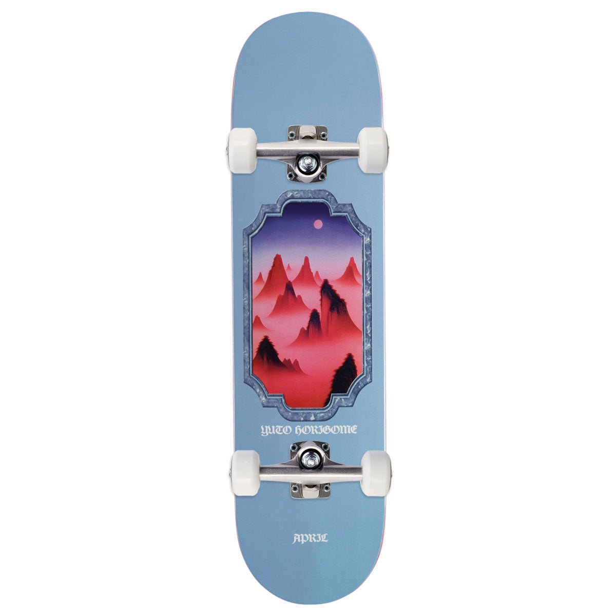 April Yuto Horigome Misty Mini Skateboard Complete - 7.37