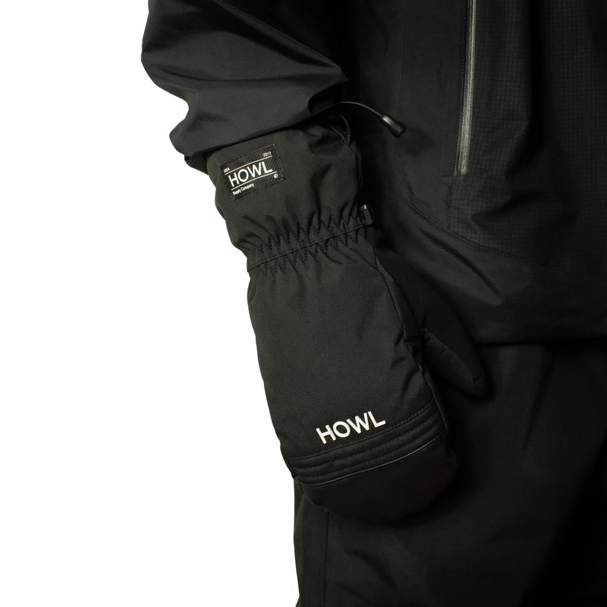 Howl Team Mitt  2024 Snowboard Gloves - Black image 2