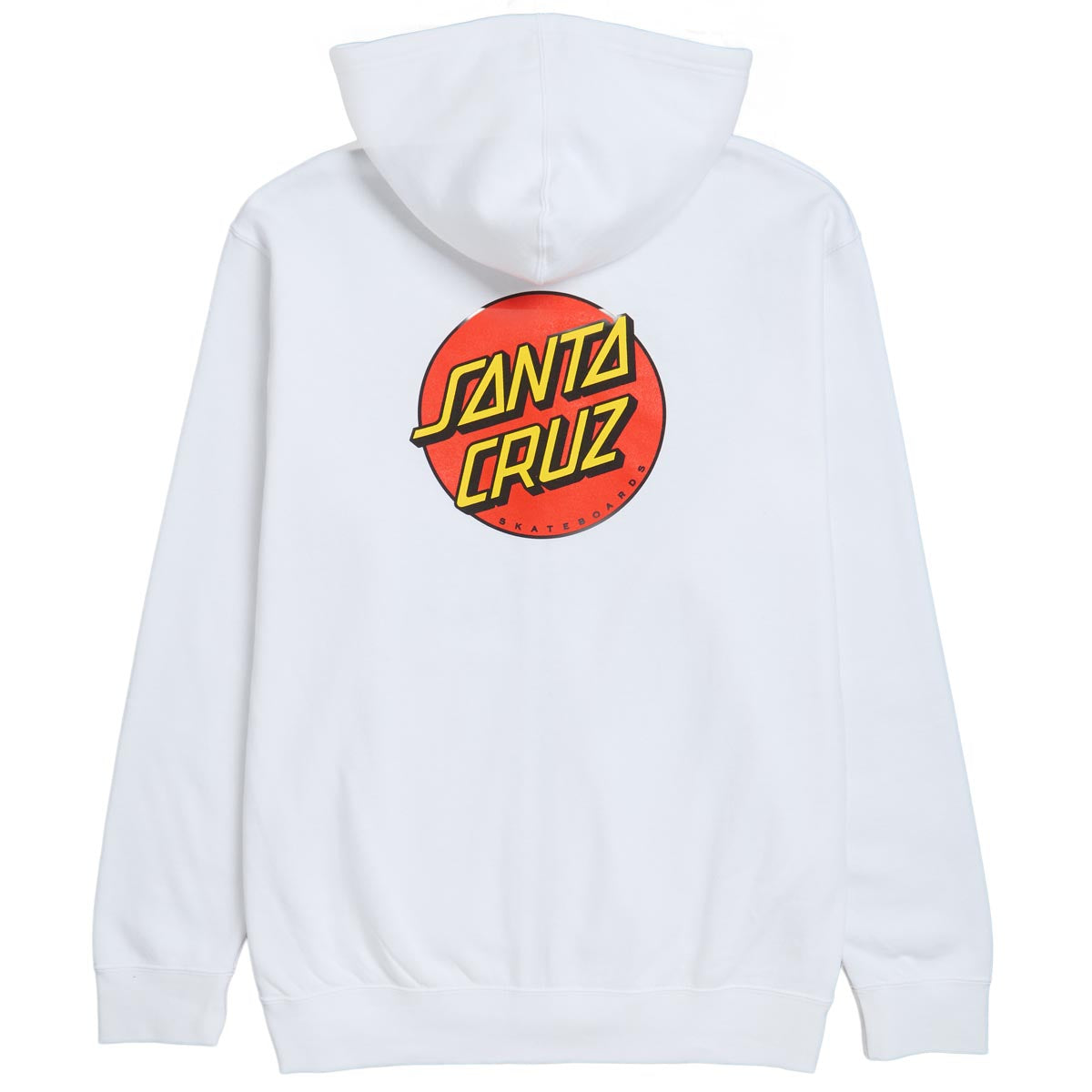 Santa Cruz Womens Classic Dot Zip Up Hoodie - White image 2