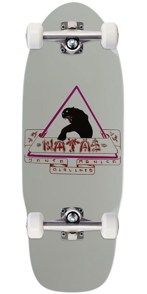 Santa Monica Airlines Natas 1st Edition Skateboard Complete - Silver - 10.00