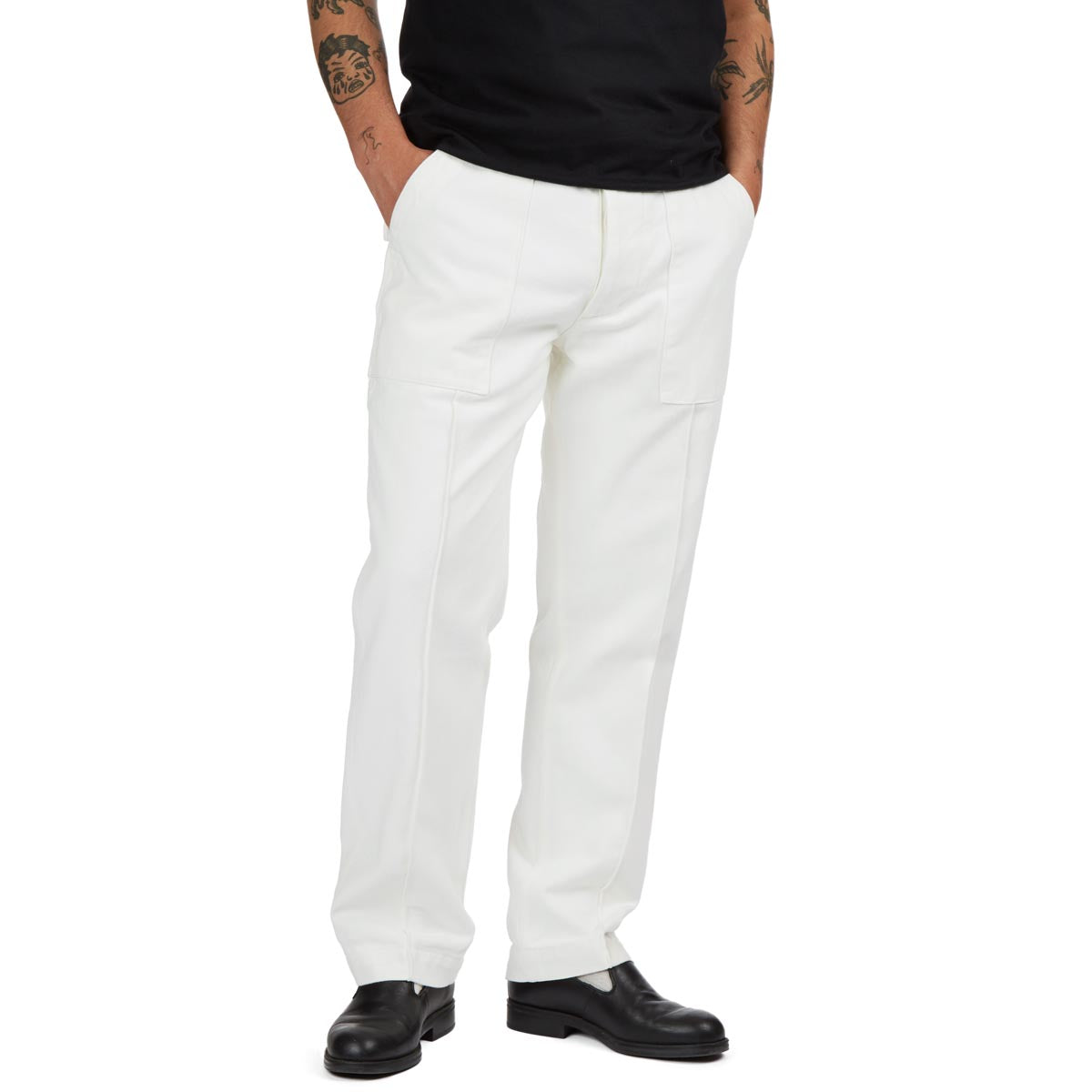 CCS French Surplus Chore Pants - White image 1