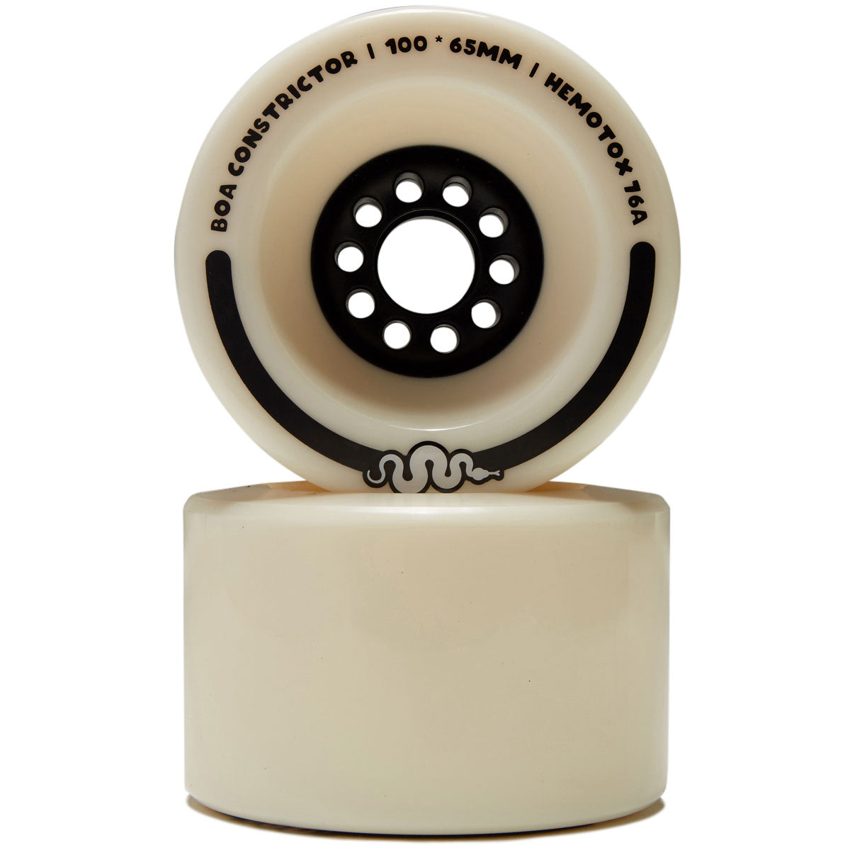 Boa Constrictor 76a Longboard Wheels - White - 100mm image 2