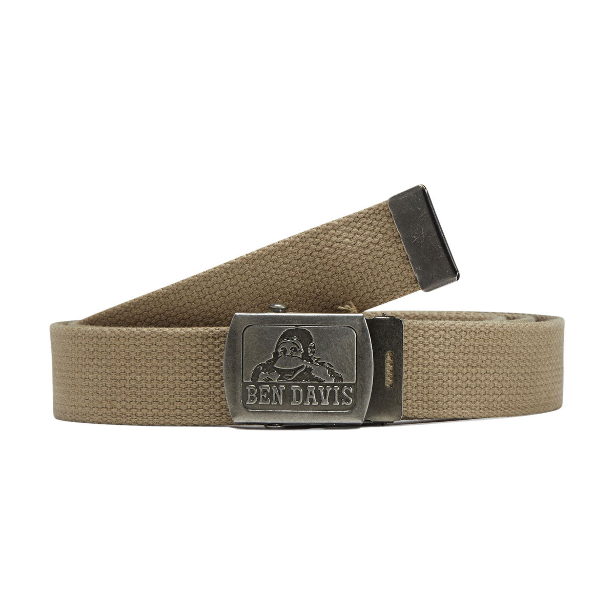 Ben Davis Cotton Webbing Belt - Khaki image 1