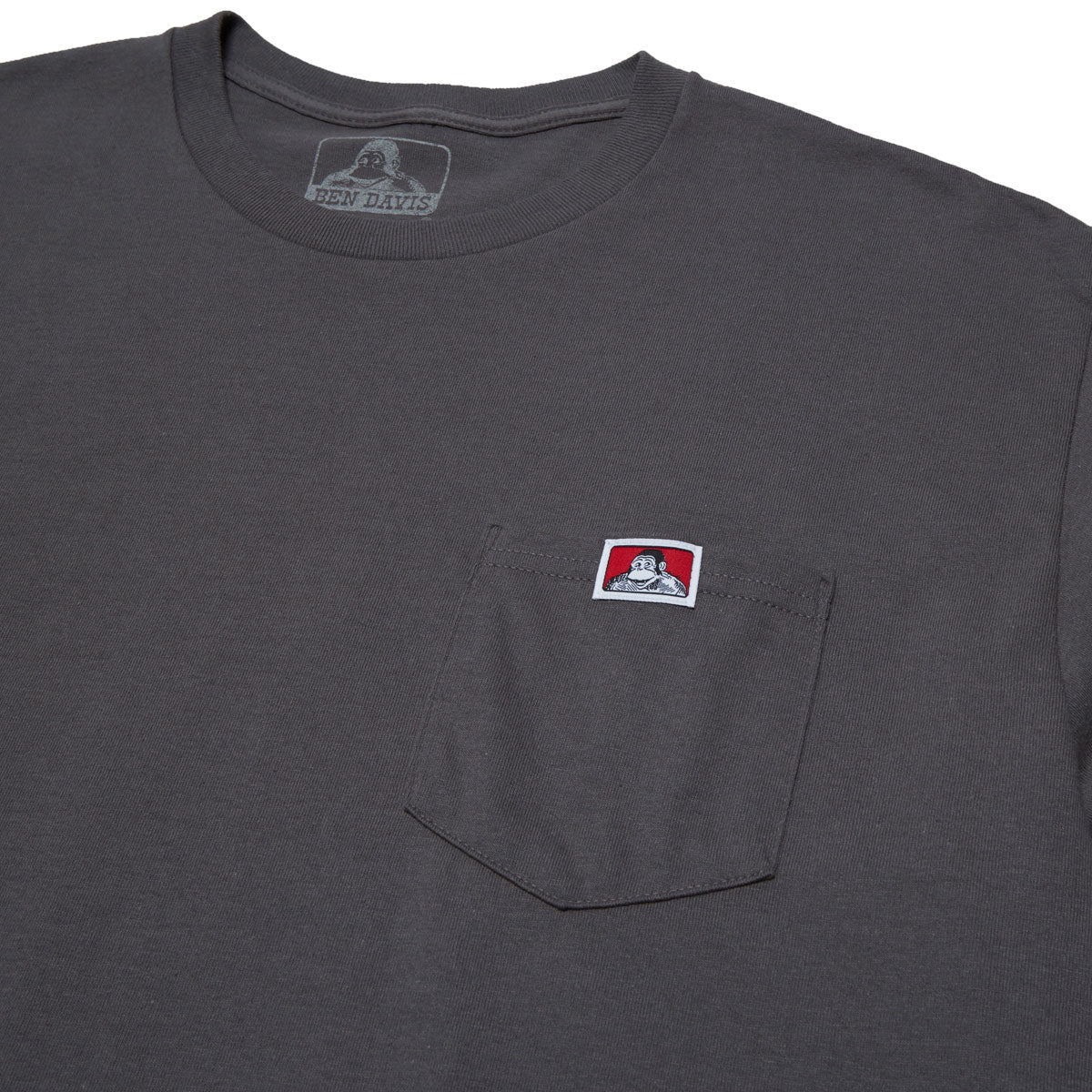 Ben Davis Pocket T-Shirt - Charcoal image 2