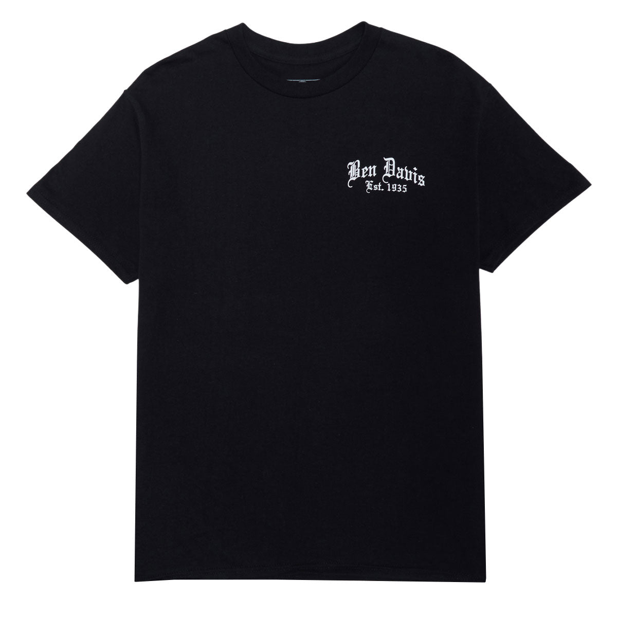 Ben Davis Paisley Logo T-Shirt - Black image 2