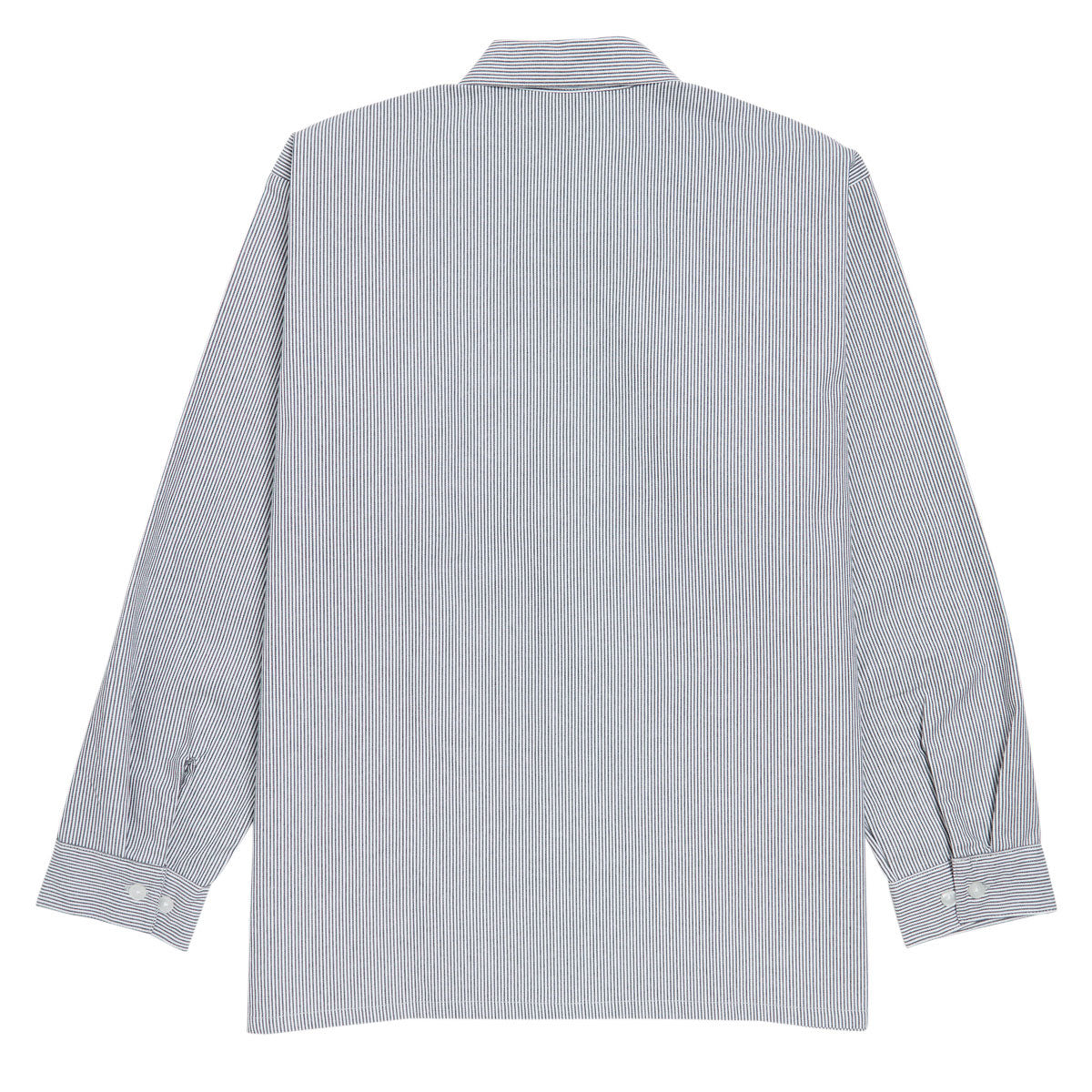 Ben Davis Long Sleeve Stripe Polyblend Shirt - Hickory image 2