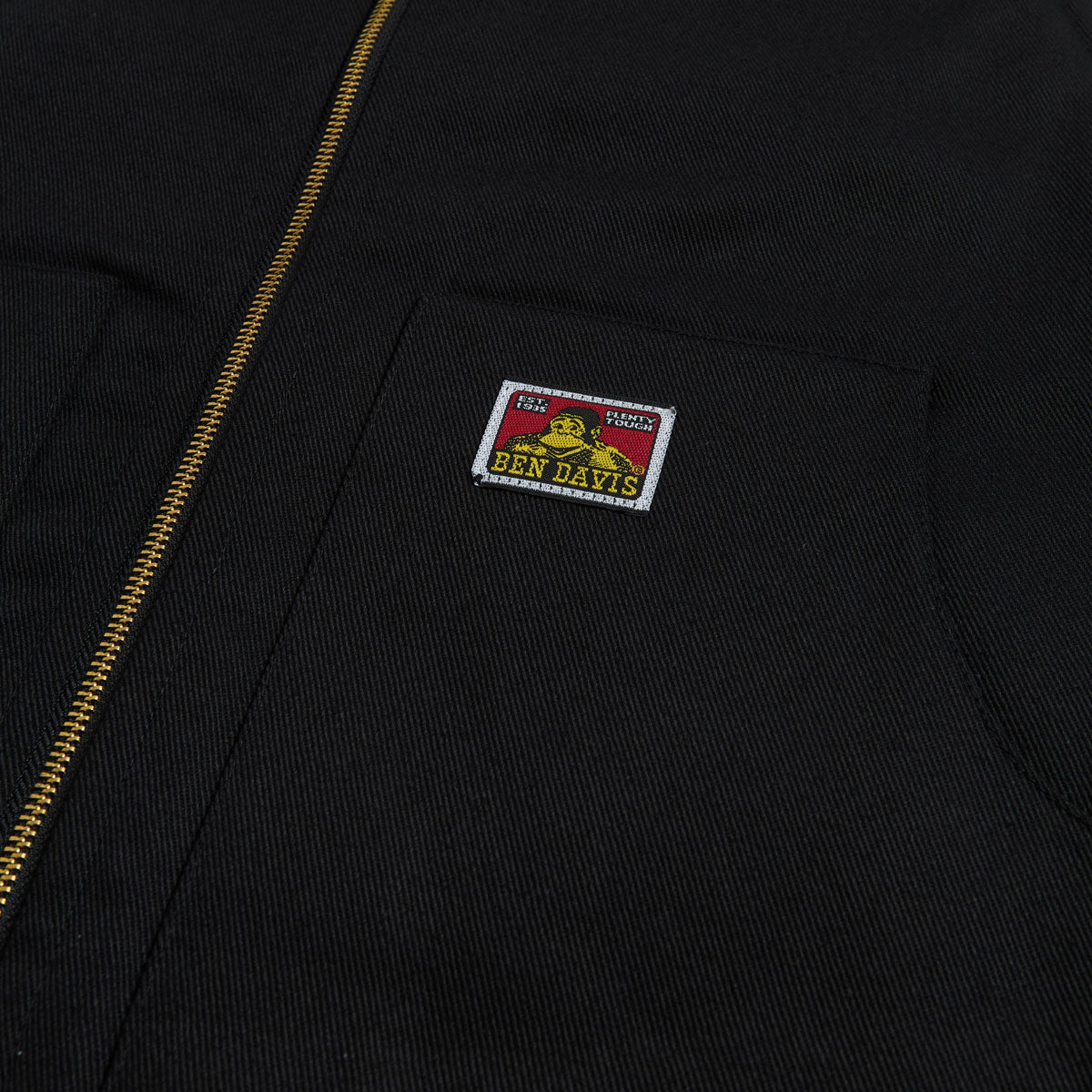Ben Davis Lined Vest Jacket - Black image 5