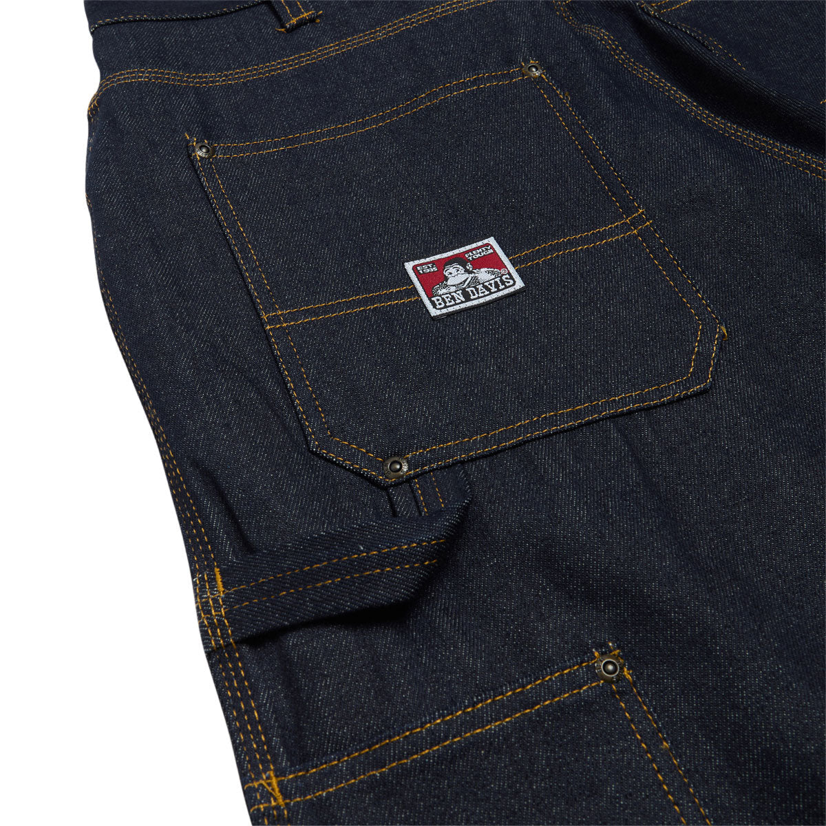 Ben Davis Carpenter Shorts - Indigo Denim image 3