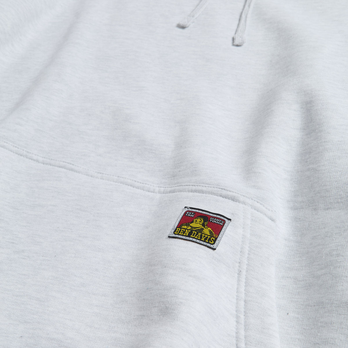 Ben Davis Heavyweight Hoodie - Ash Grey image 2