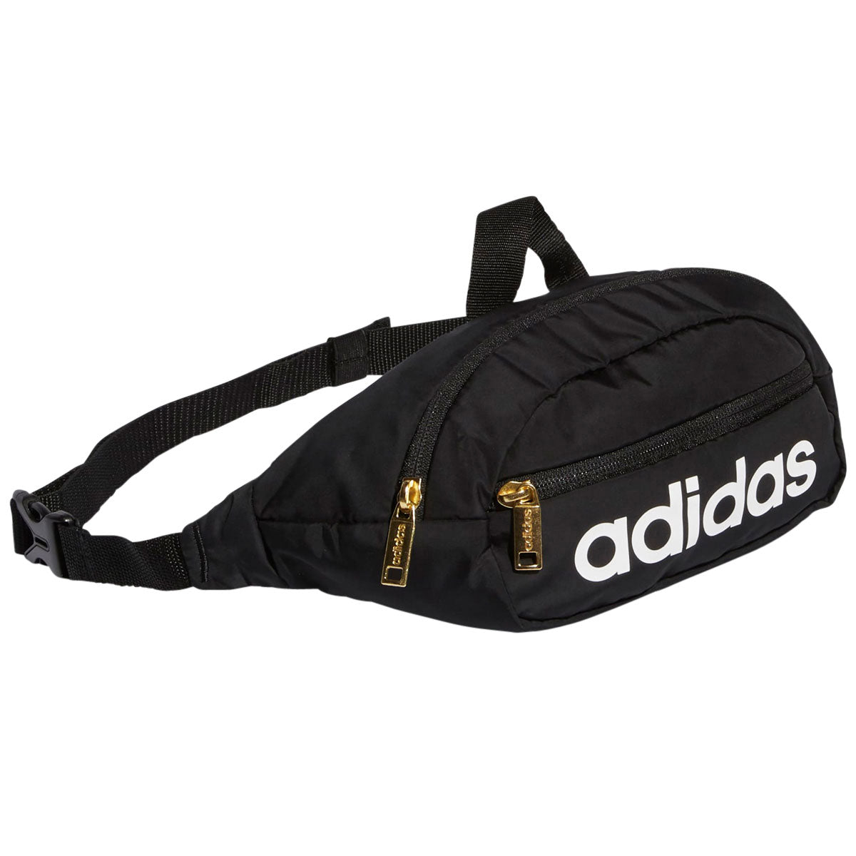 Adidas Core Waist Bag - Black/White/Gold Metallic image 3