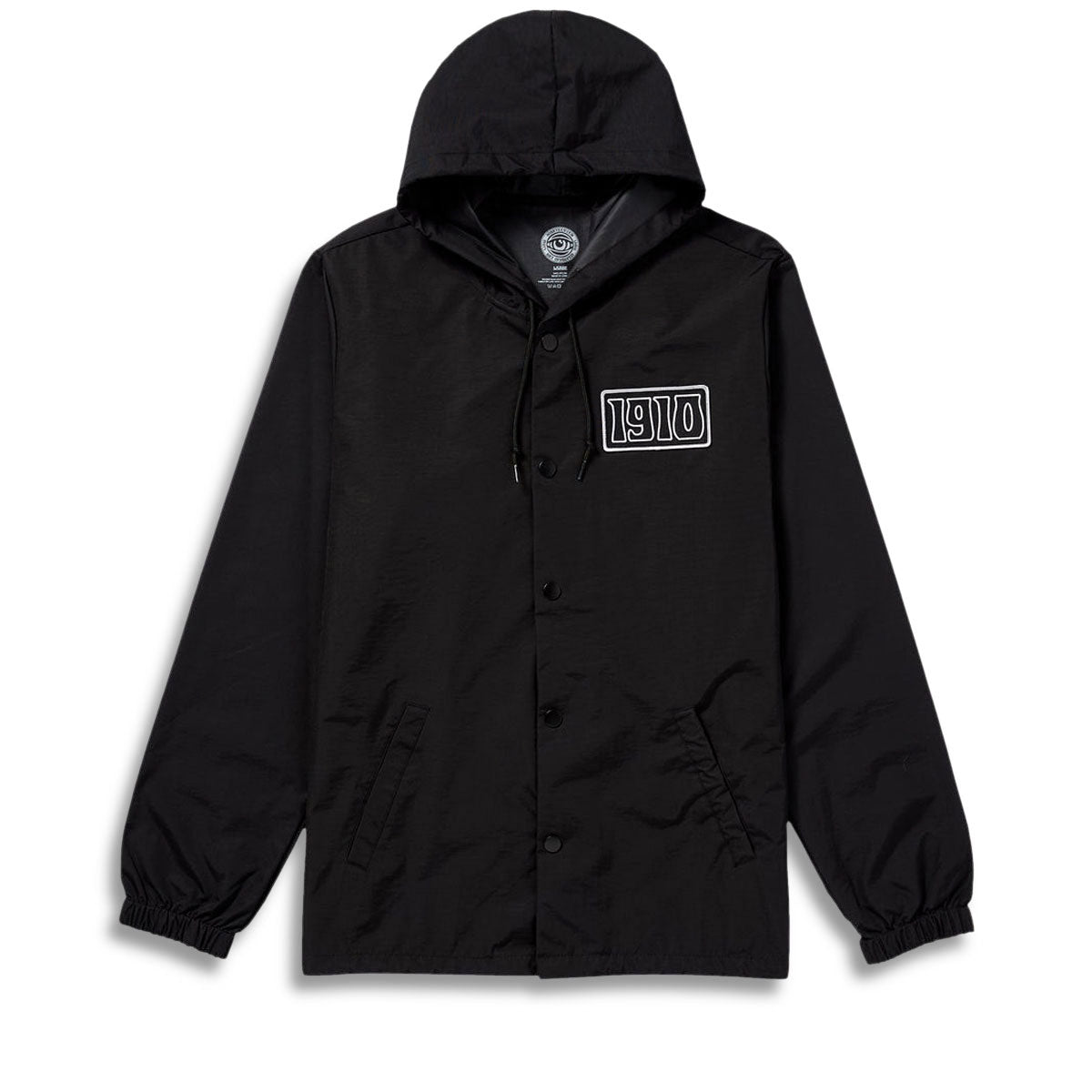 1910 Roberta Patch Hooded Coaches Jacket - Black image 1