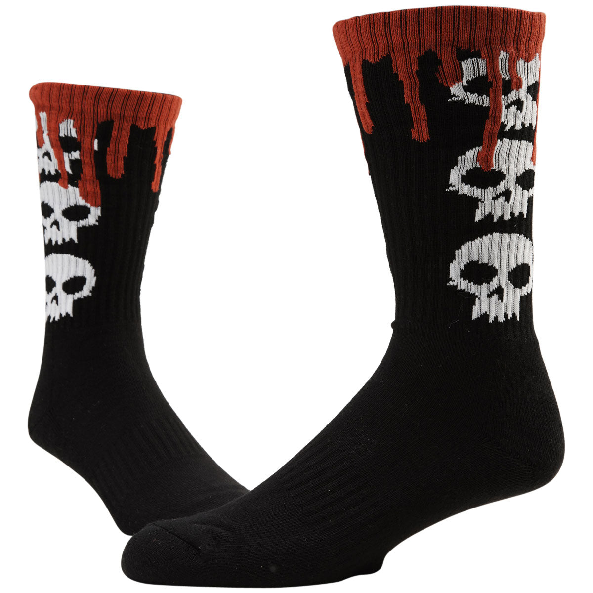 Zero 3 Skull Blood Socks - Black image 2