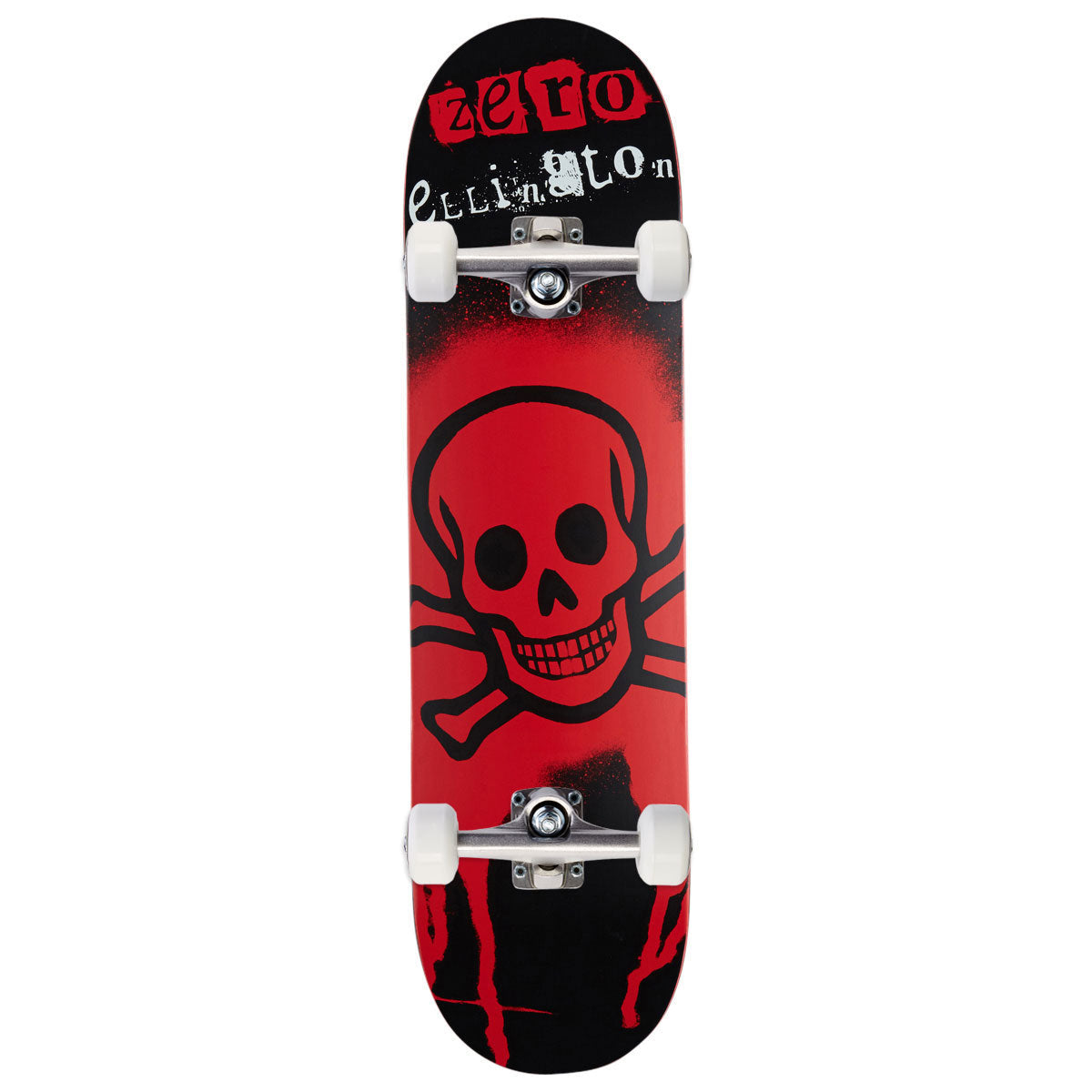 Zero Erik Ellington Stencil Reissue Skateboard Complete - 8.25