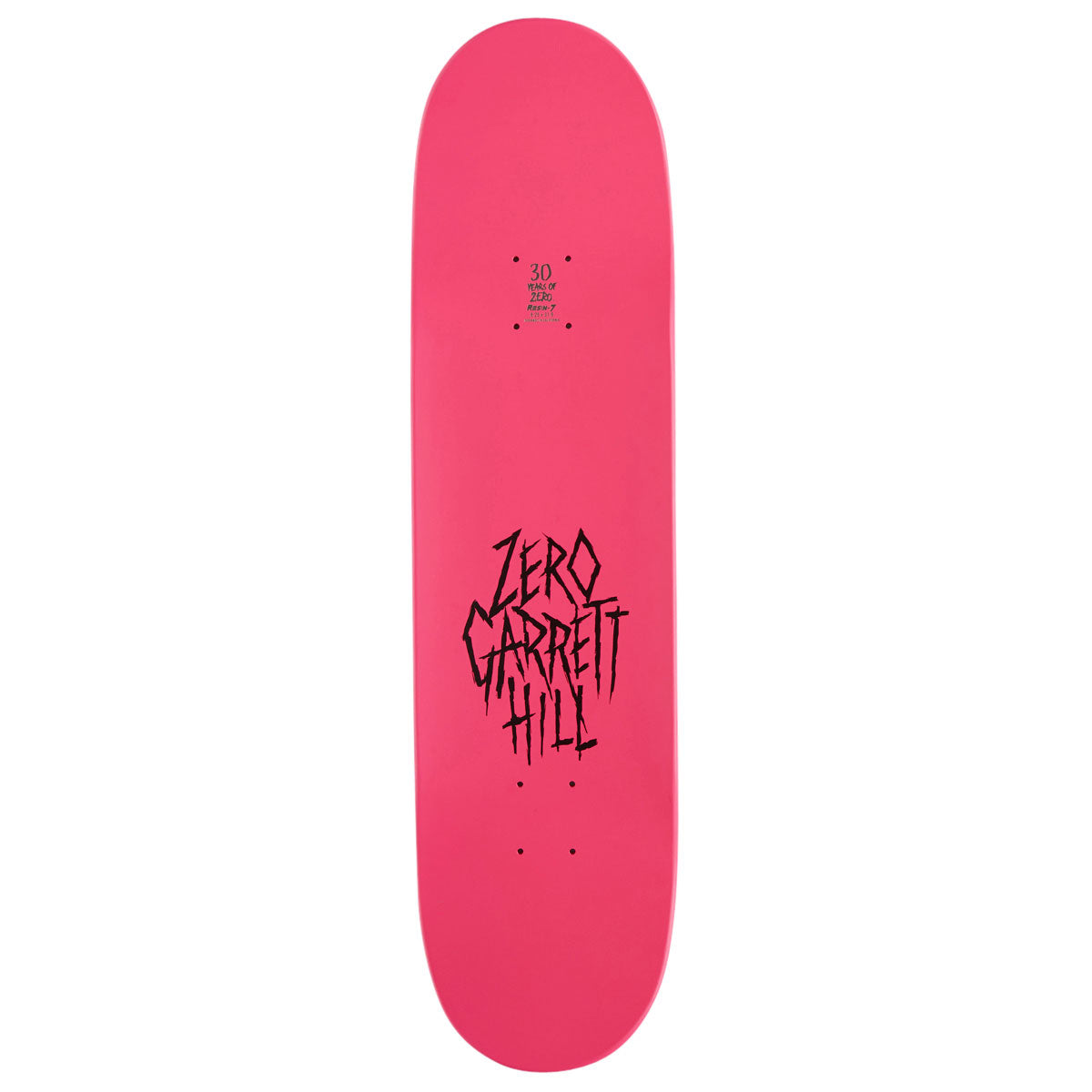 Zero Garrett Hill Jester Reissue Skateboard Complete - Pink Dipped - 8.25