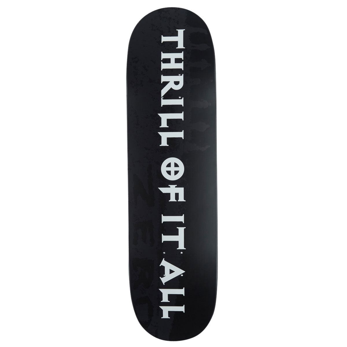 Zero Thrill Of It All Reissue Skateboard Deck - Black Dipped - 8.50