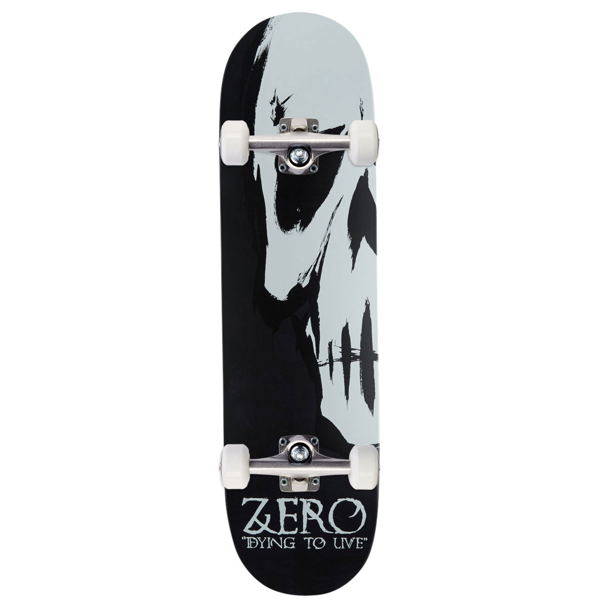 Zero Dying To Live Reissue Skateboard Complete - Black Dipped - 8.50