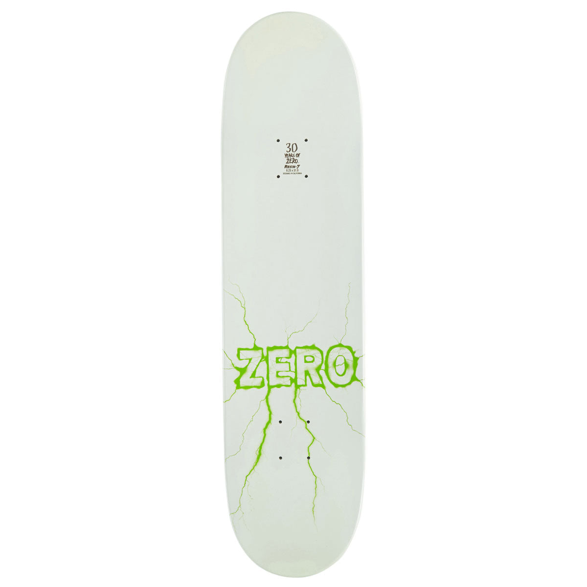 Zero Lightning Reissue Skateboard Complete - Glow In The Dark Dipped - 8.25