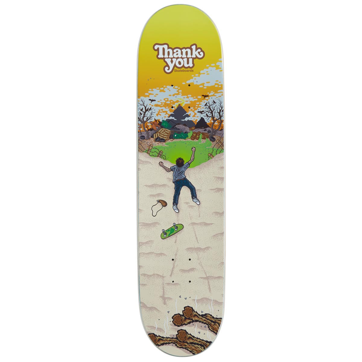 Thank You x Cairo Foster Mirage Guest Model Skateboard Deck - Multi - 8.25