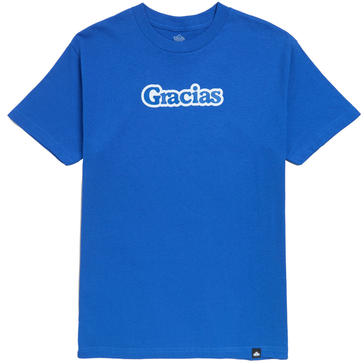 Thank You Gracias T-Shirt - Royal Blue image 1